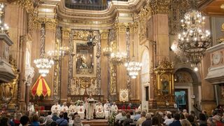 Misa en la Basílica de la Merced