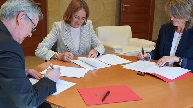 Firma del convenio