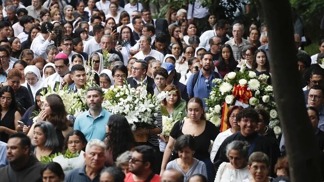 Funeral de José María Tojeira en El Salvador