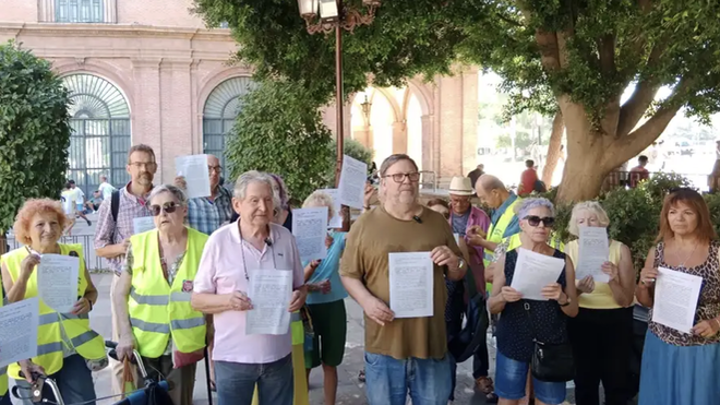 Concentración por los migrantes en Murcia