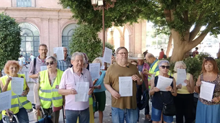 Concentración por los migrantes en Murcia