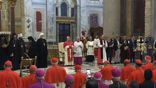 El Papa y los líderes de otras confesiones cristianas, en la vigilia