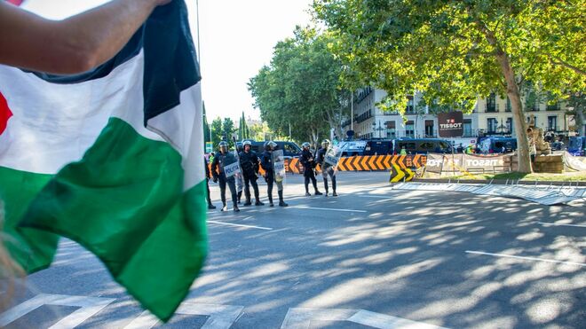 La Policía y la protestas