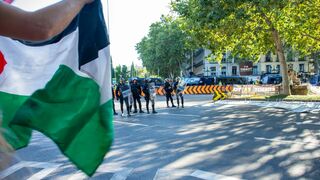 La Policía y la protestas