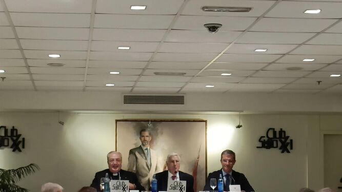 César García Magán, en el Club Siglo XXI