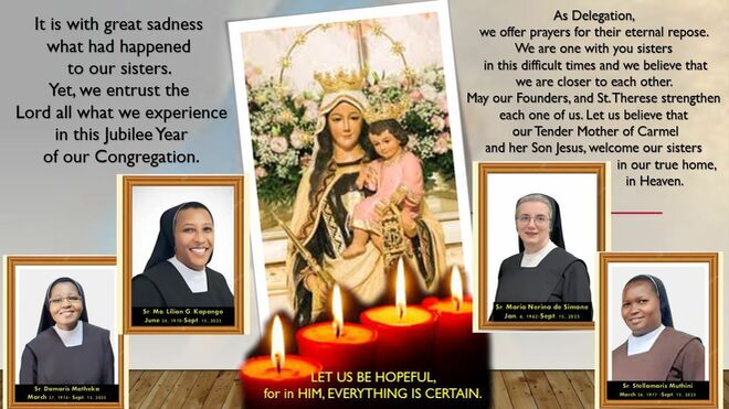 La superiora de las carmelitas misioneras fallece en un atentado en Tanzania