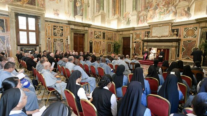 Audiencia del Papa a la vida religiosa