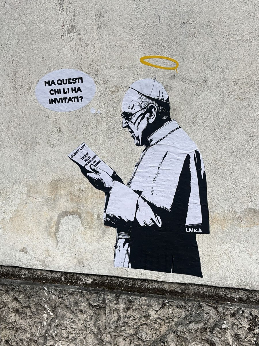grafiti de Laika