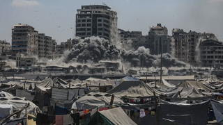 Voladura de edificios en Gaza para obligar a la población a desplazarse