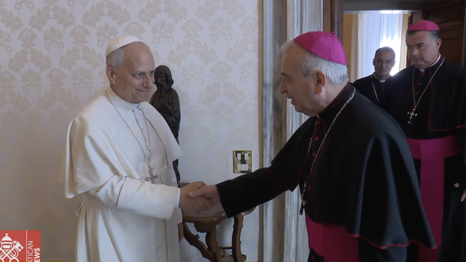 Obispos de México visitan al Papa