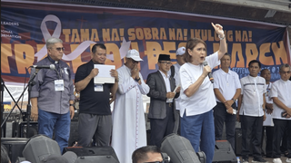 La 'Marcha del trillón de pesos' en Manila contra la corrupción destapada