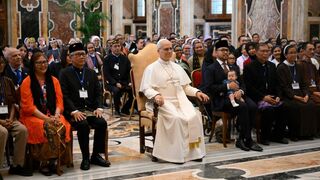 Audiencia con los indonesios residentes en Roma