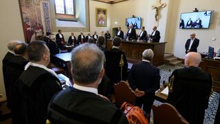 Tribunal de apelación en el 'caso Becciu'
