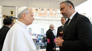 Maher Nicola Canawati y el papa León XIV