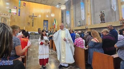 celebracion pascual en la catedral de Ciudad Juarez