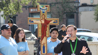 Cobo, con los jóvenes