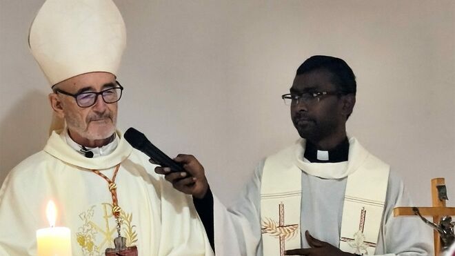 El cardenal Czerny durante la misa por la reunión plenaria de la IMBISA