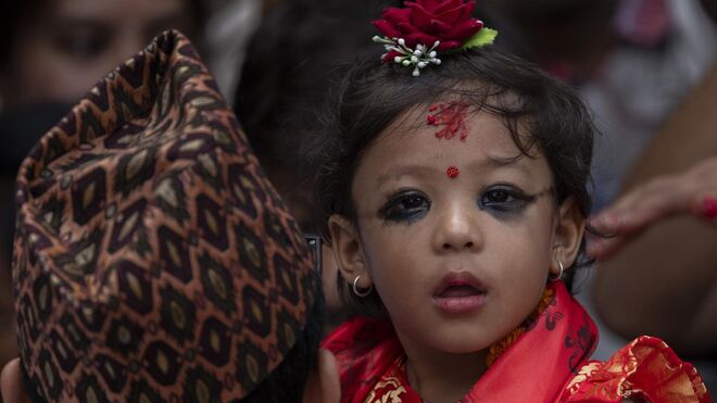 Arya Tara Shakya, la nueva "diosa viviente" de Nepal