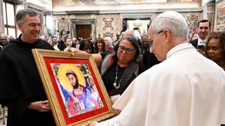 El Papa, con los participantes en el Encuentro "Refugiados y migrantes en nuestra casa común"