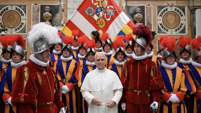 El Papa, a la Guardia Suiza