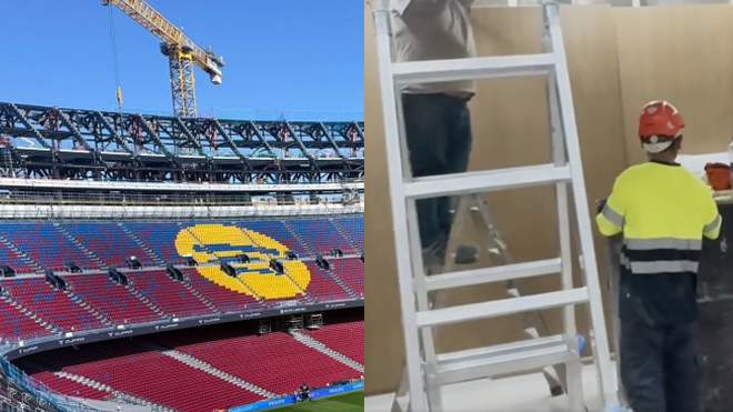 Obras en el Camp Nou