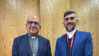 Anderson Pedroso, sj. y Fernando Chomali