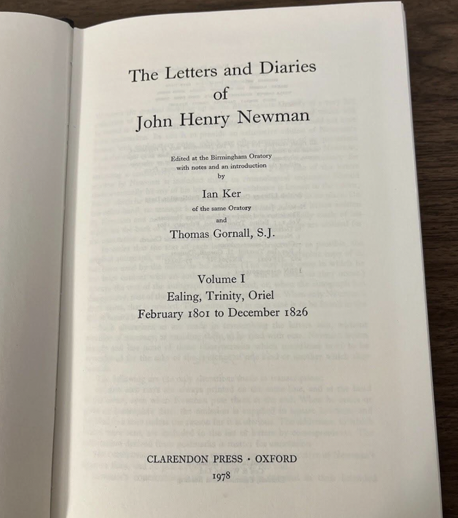 Cartas y diario de Newman