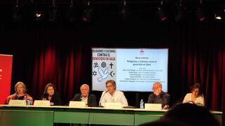 Religiones y culturas se unen en el Instituto Cervantes contra el genocidio en Gaza