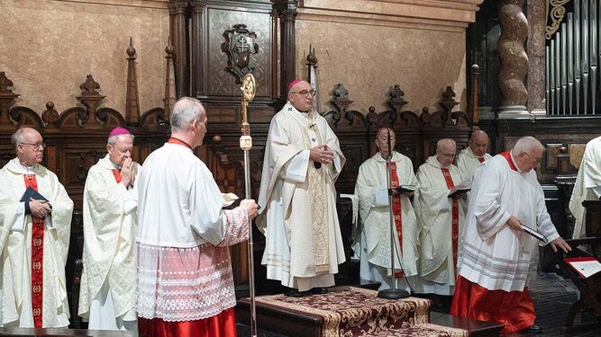 Enrique Benavent. Te Deum en la catedral de Valencia.