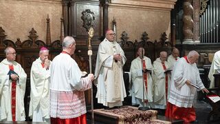 Enrique Benavent. Te Deum en la catedral de Valencia.
