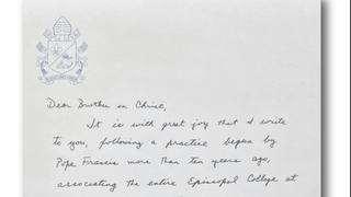 Carta del Papa a los obispos