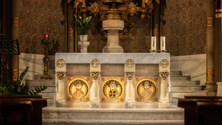 Altar del santuario del Sagrado Corazón de Tarragona