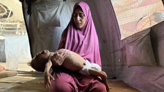 El pequeño gazatí Mohamed Motawaq