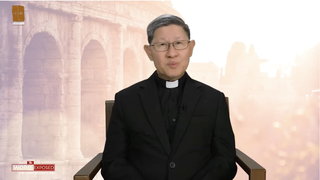 El cardenal Tagle  en uno de los vídeos