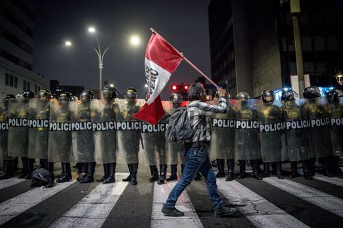 Protestas en Perú