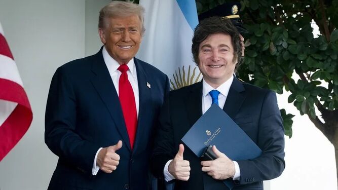 Donald trump y Javier Milei