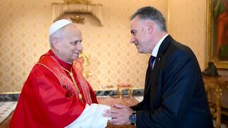 León XIV recibe a Yamandú Orsi, presidente de Uruguay