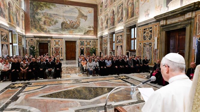 Audiencia del Papa con católicos rusos