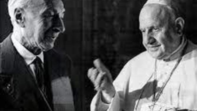 Juan XXIII y Jules Isaac