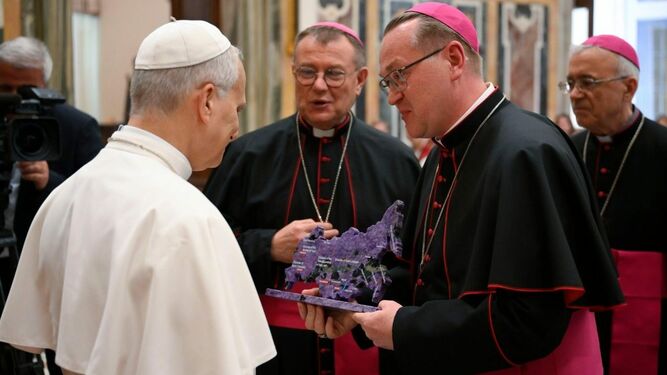 Obispos católicos rusos en la audiencia con el Papa