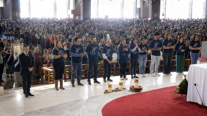Aguiar envió a los primeros misioneros de la Megamisión 2025