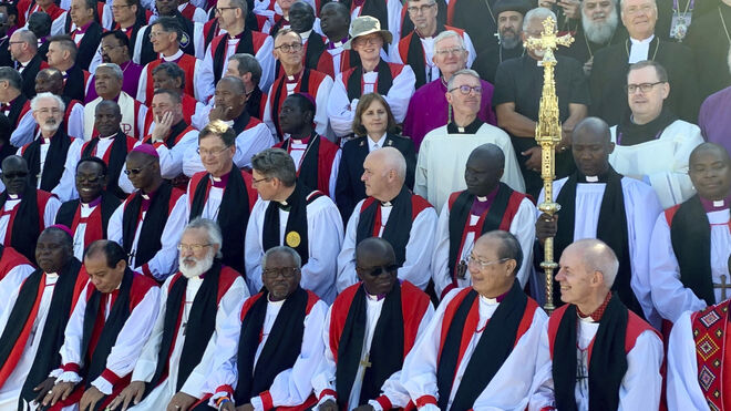 Obispos anglicanos. Conferencia de Lambeth el 29 de julio de 2022