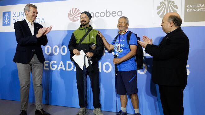 Entrega de la 'compostela' al peregrino 500.000