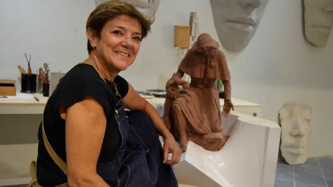 Béatrice Bizot en su taller