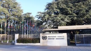 Edificio de Naciones Unidas en Ginebra