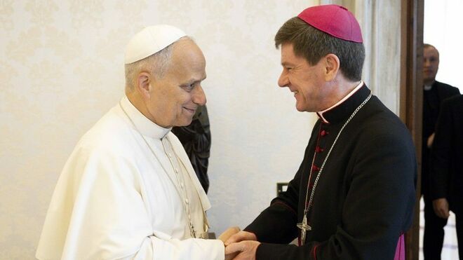 León XIV recibe a monseñor Krivitsky