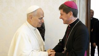 León XIV recibe a monseñor Krivitsky
