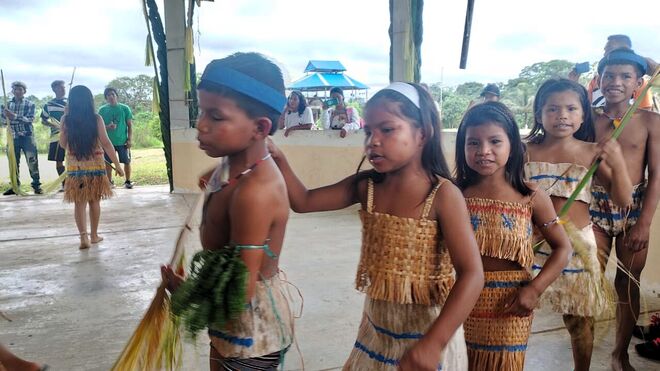 Danza tradicional en Santa Teresita