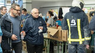 Arzobispo Benavent visitando los lugares afectados por la dana