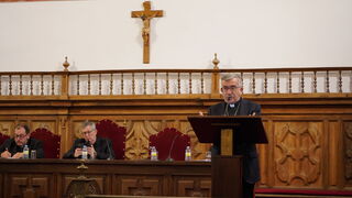 Luis Argüello, durante su intervención